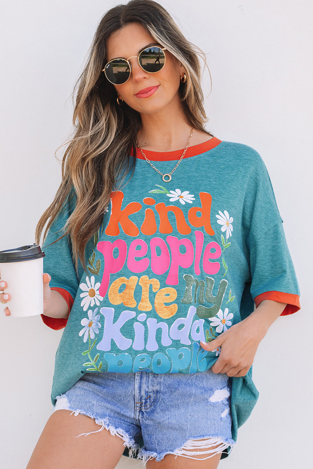 Kind People are My Kind People Oversized Tee
