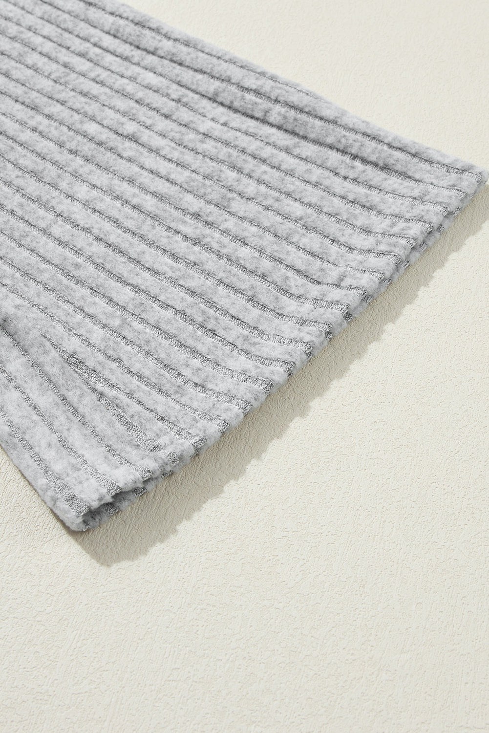 Light Grey Ribbed Set