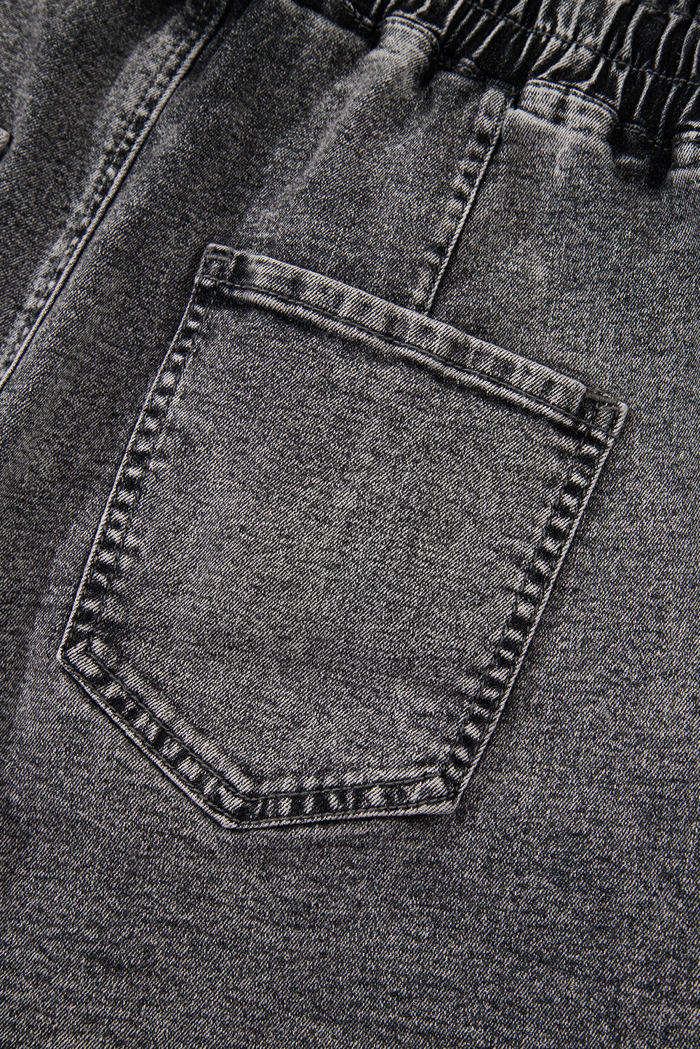 High-rise Casual Denim Shorts