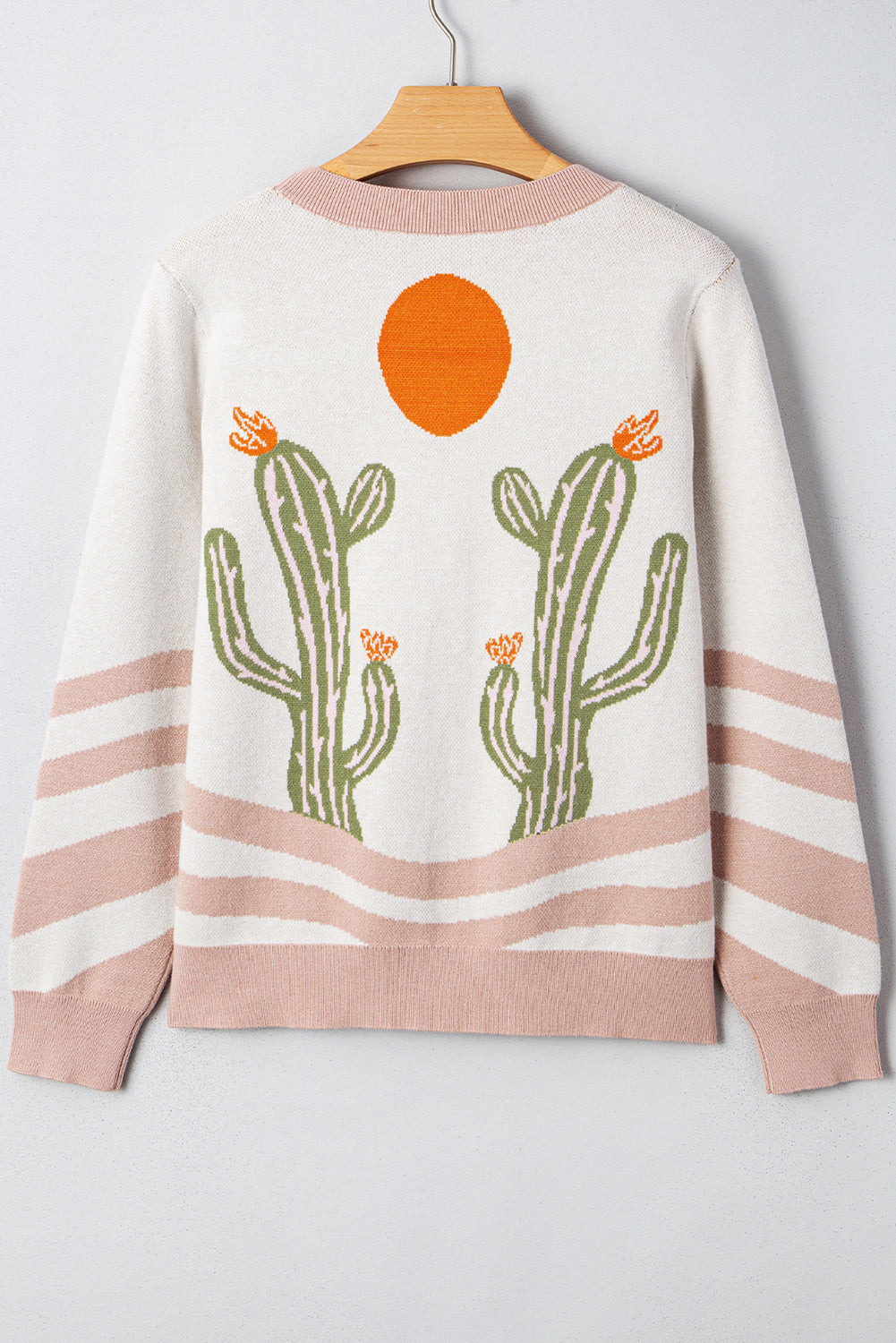 Apricot Desert Cactus Cardigan