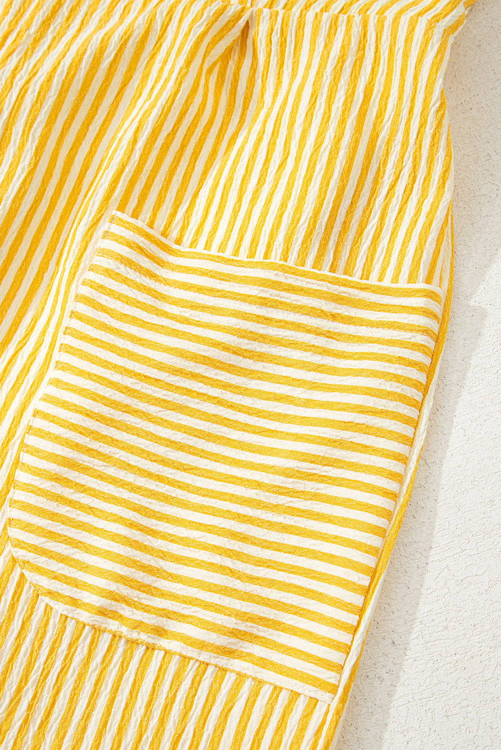 Yellow Stripe Romper