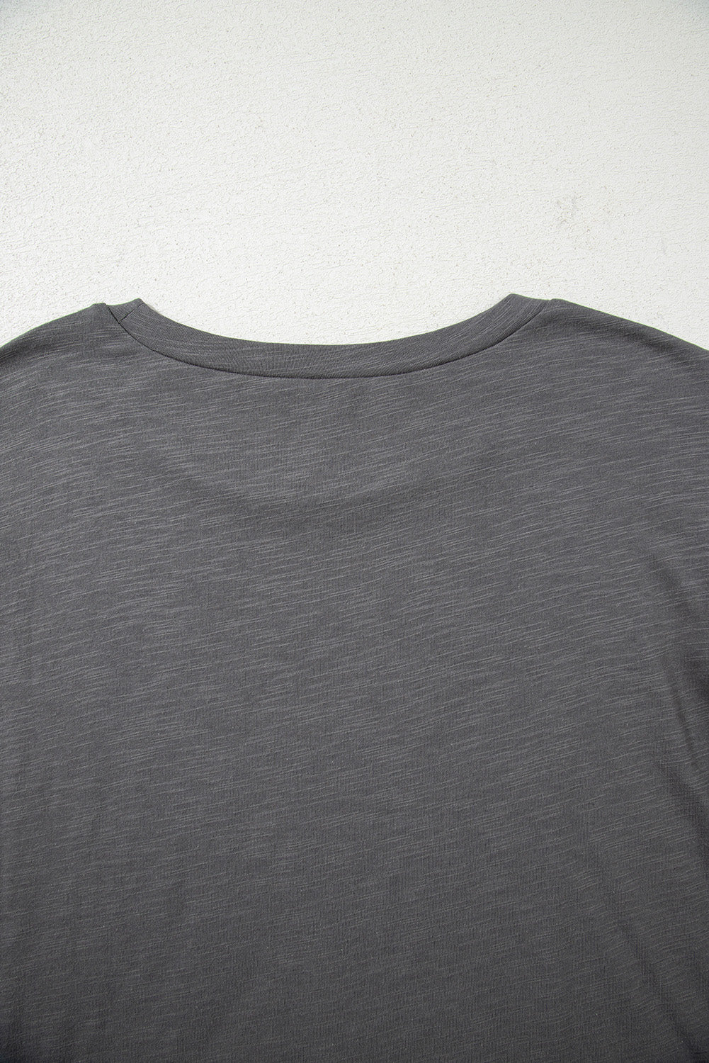 Dark Grey Ruffled Top