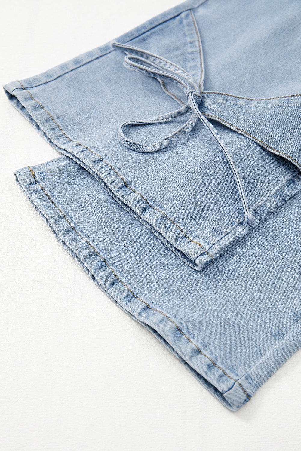 Blue Bowknot Cargo Jeans
