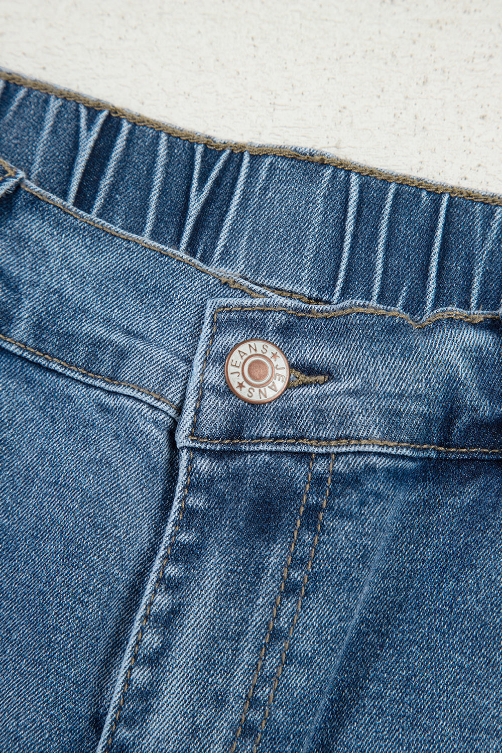 Blue Star Patchwork Wide Leg Jeans
