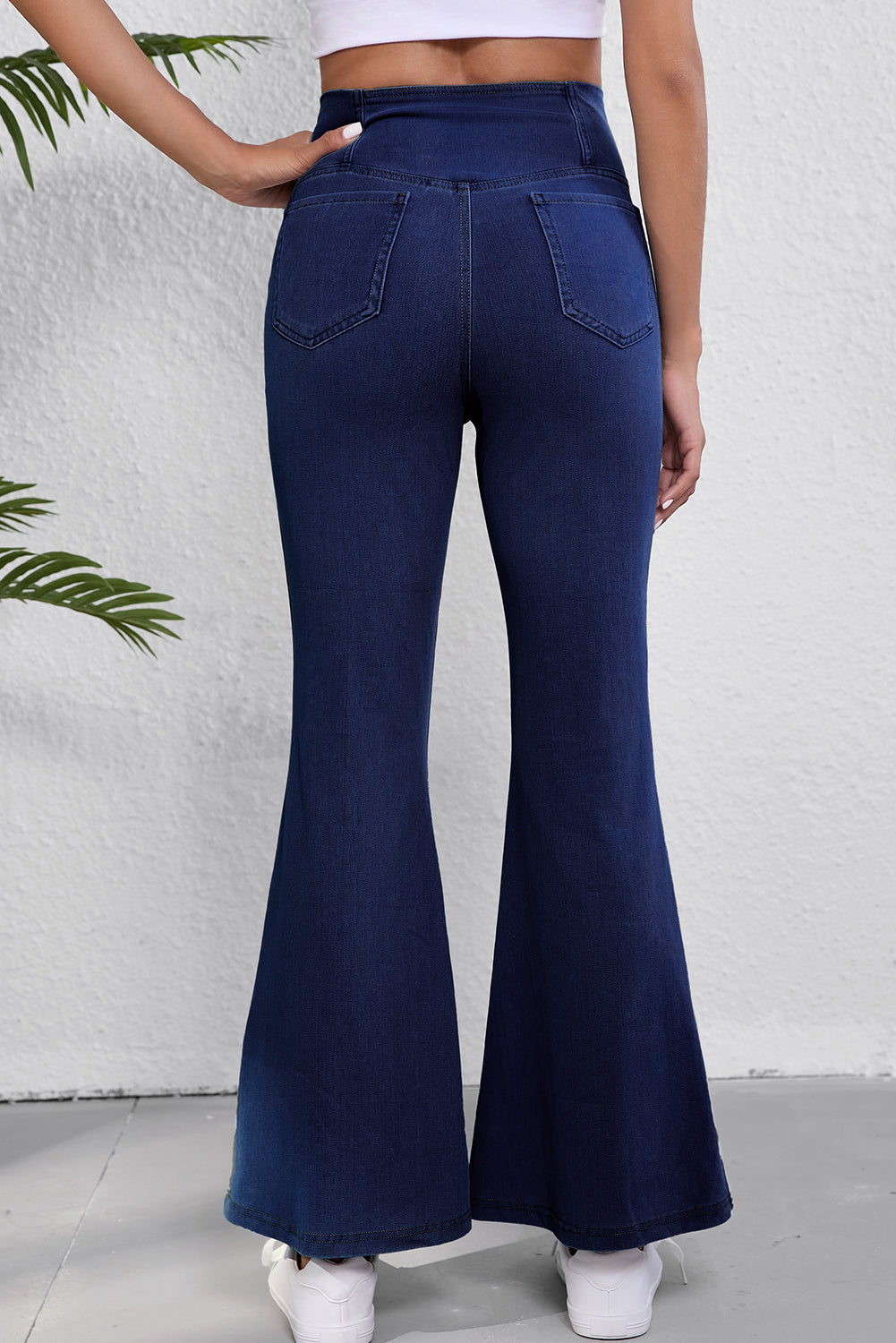 Dusk Blue Flare Jeans