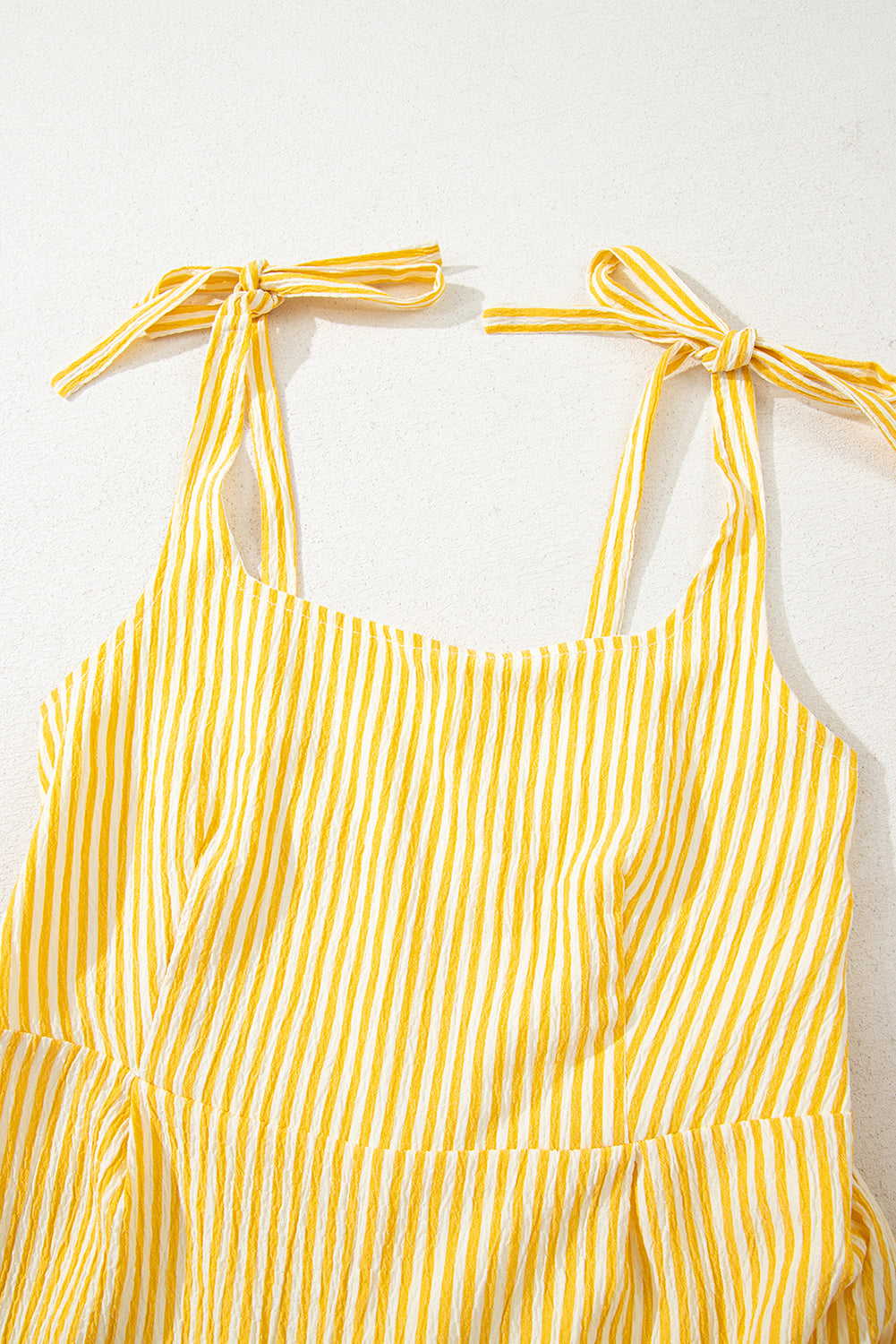 Yellow Stripe Romper