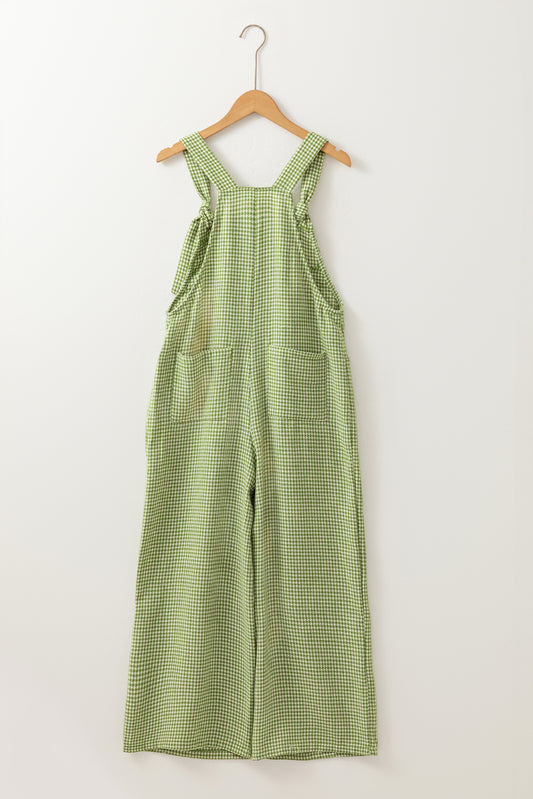 Green Wide Leg Loose Overall