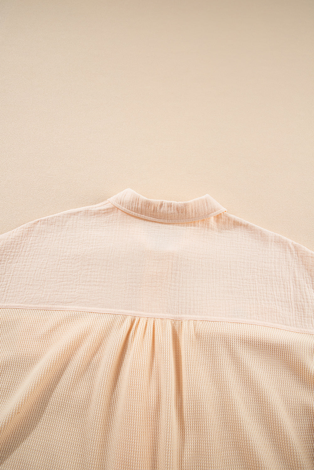 Beige Waffle Shirt