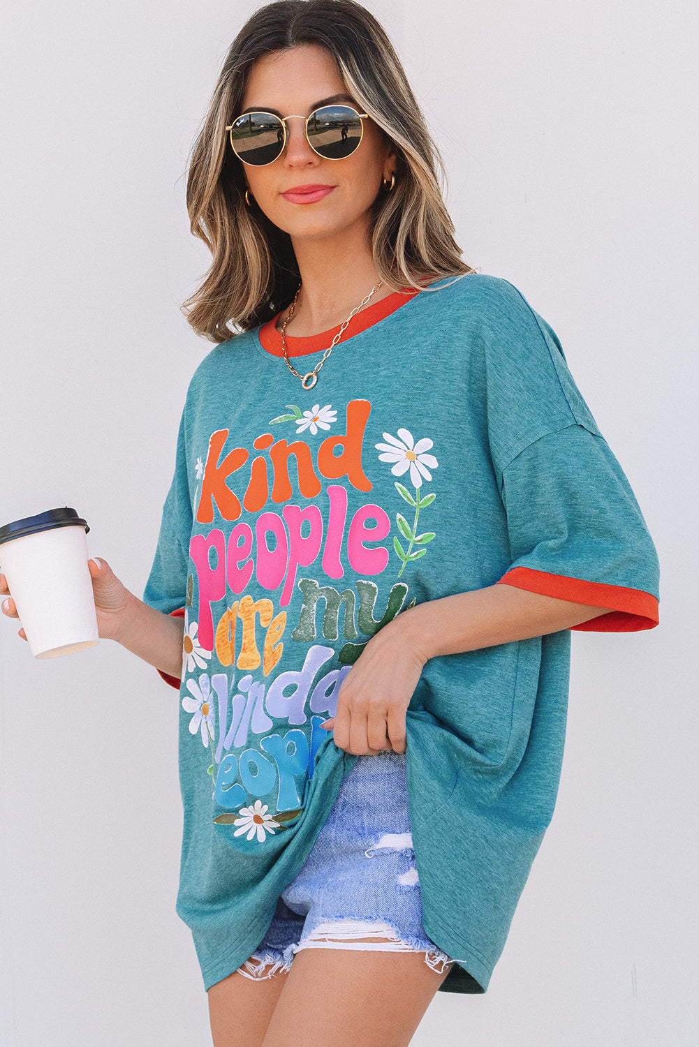 Kind People are My Kind People Oversized Tee