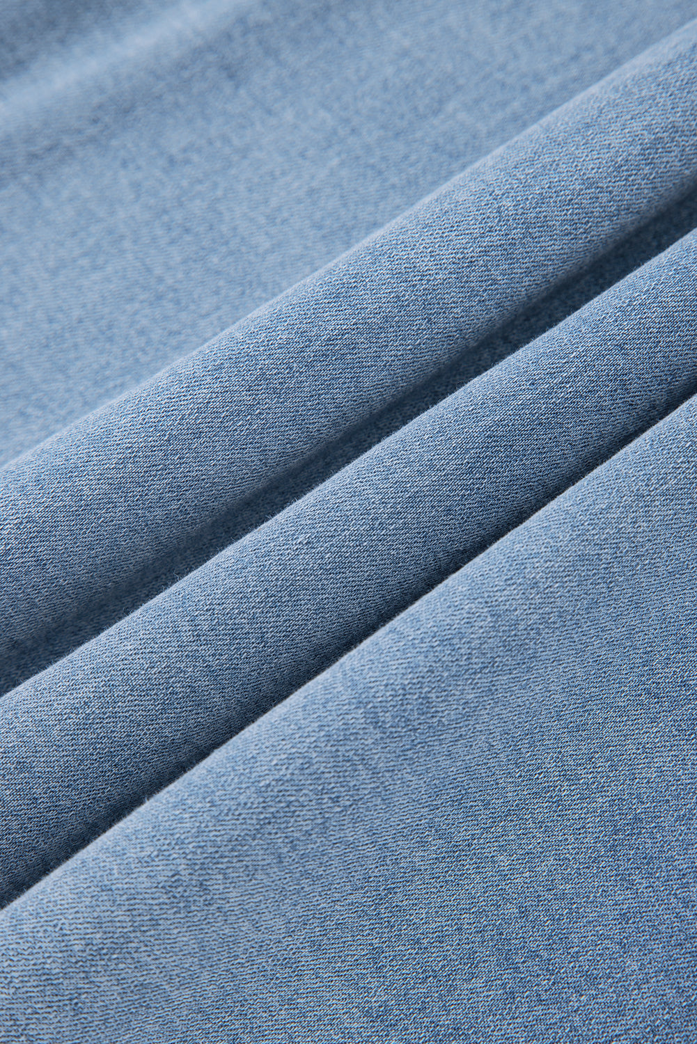 Square Bowknot Denim Dress