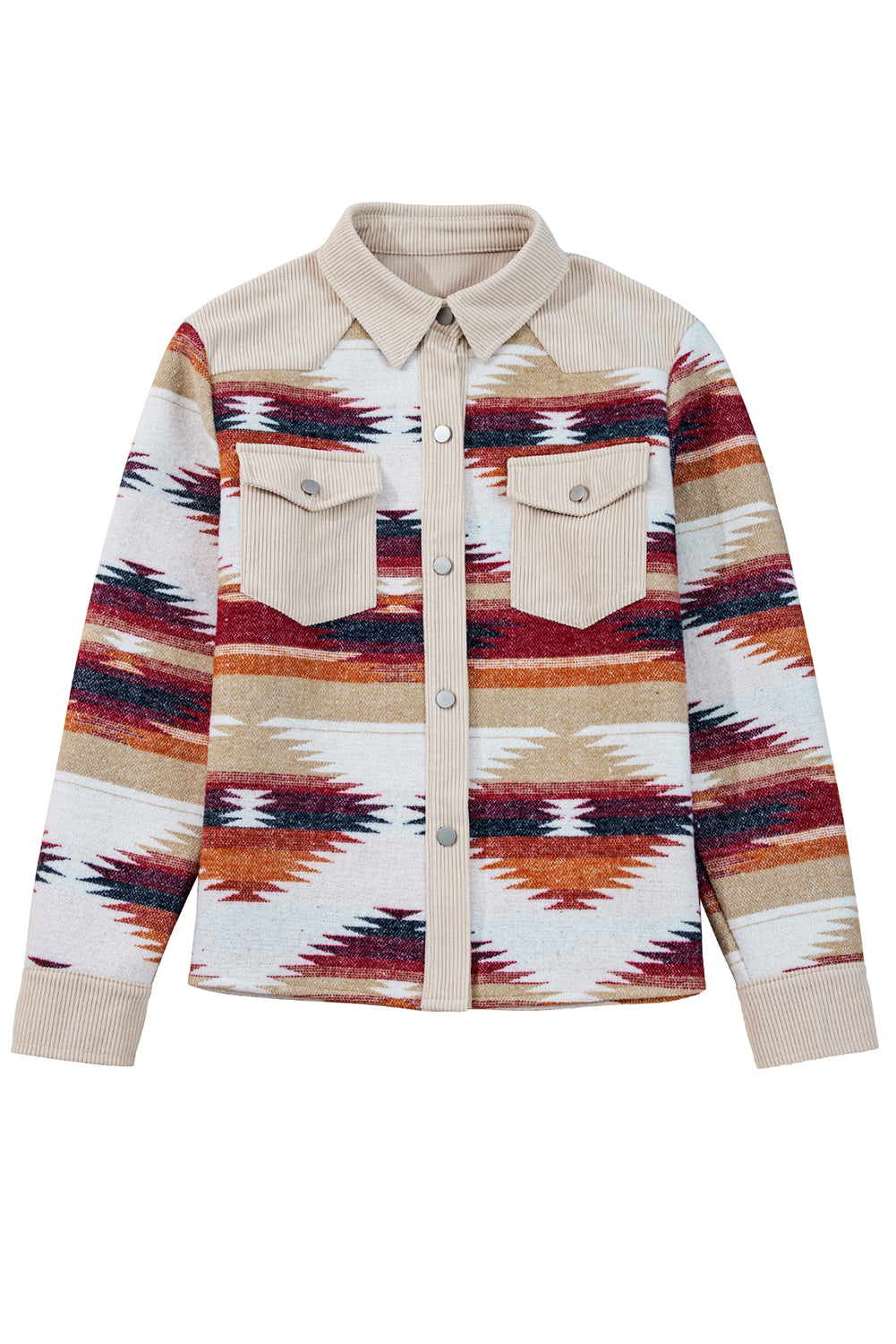 Multicolour Western Aztec Shacket