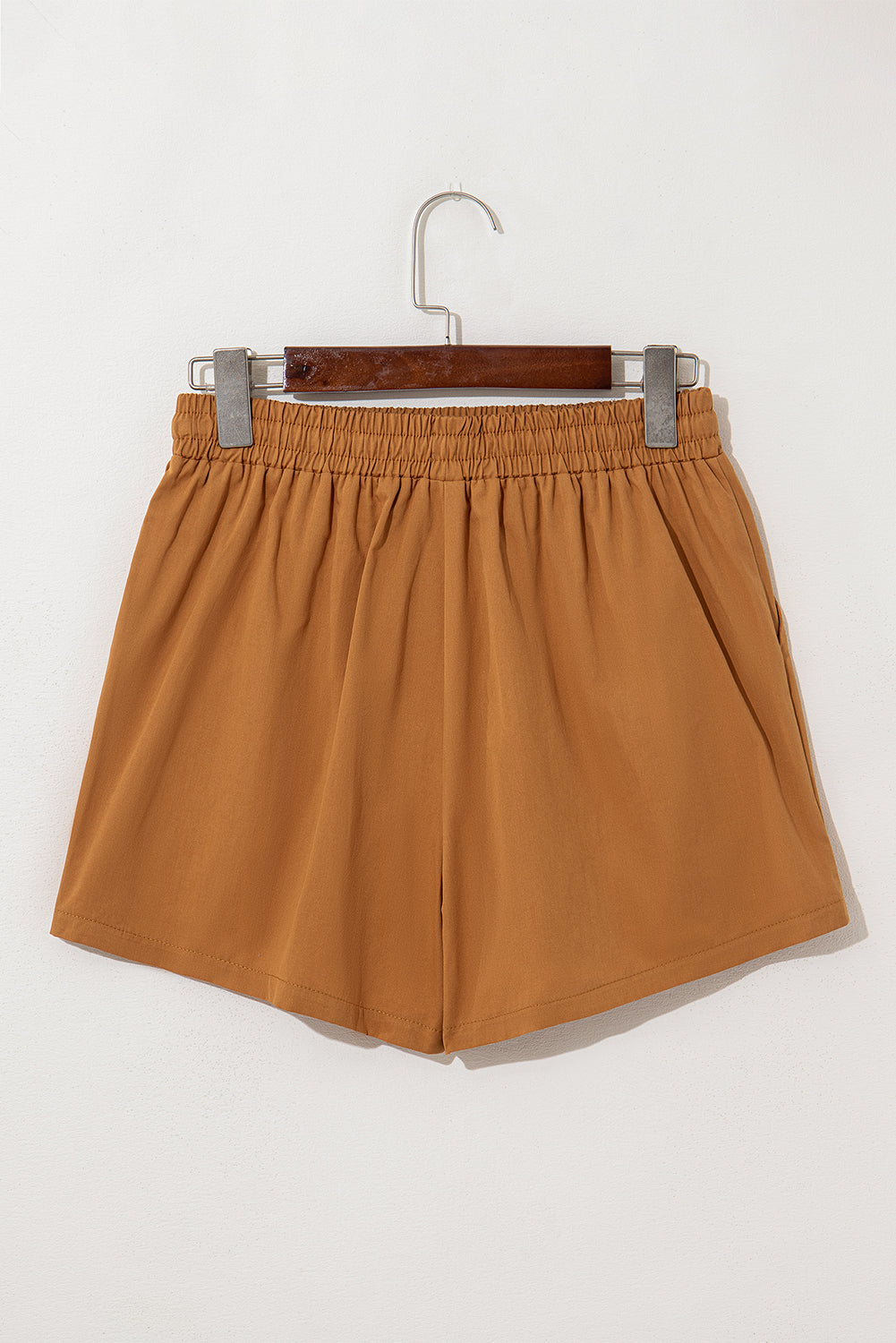 Khaki Embroidered Boho shorts