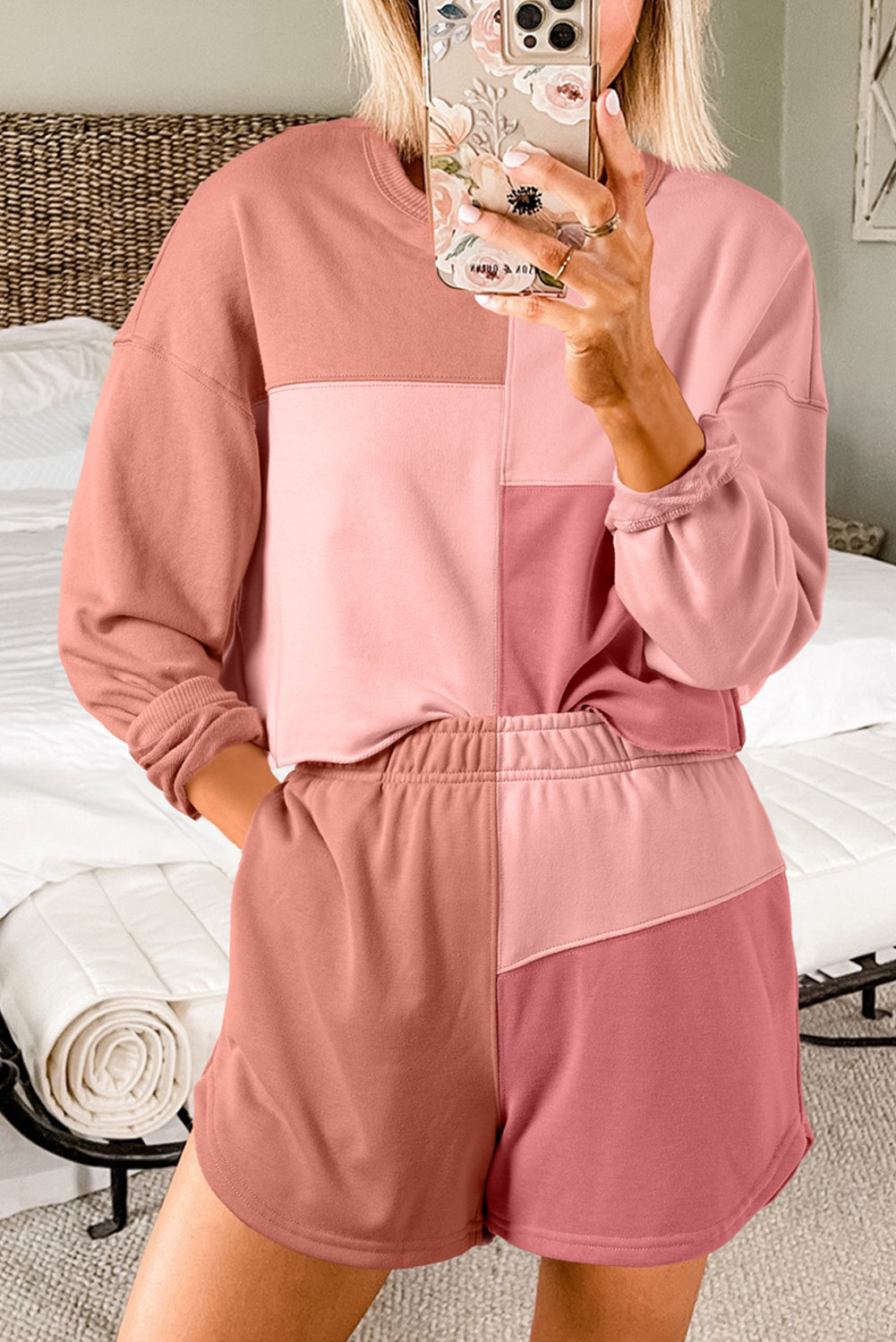 Peach Blossom Colorblock Set