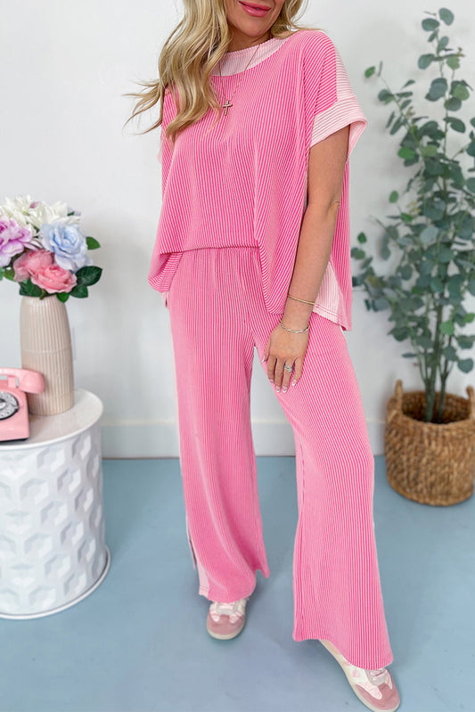 Sachet Pink 2-tone Colorblock Set