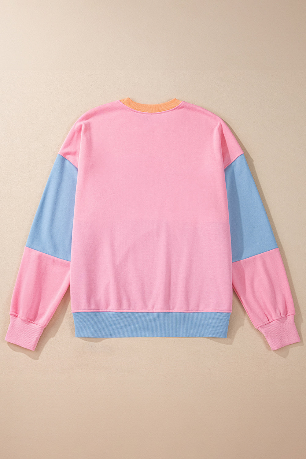 Sky Blue Colorblock Sweatshirt