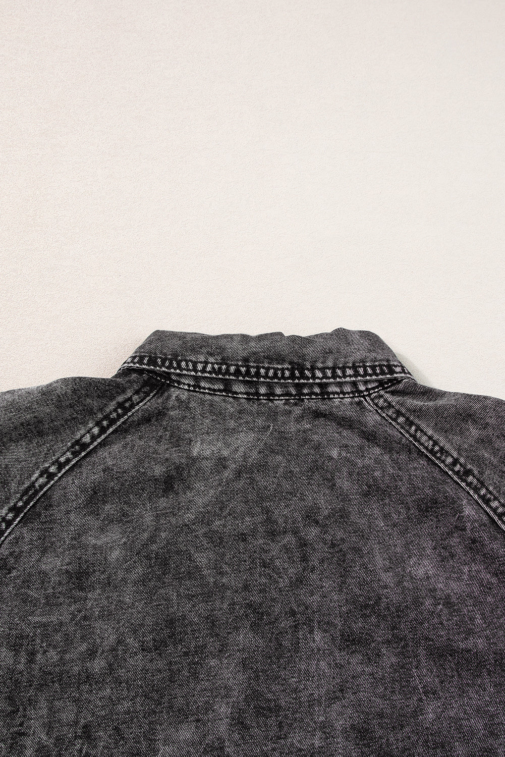 Medium Grey Buttoned Denim Dress