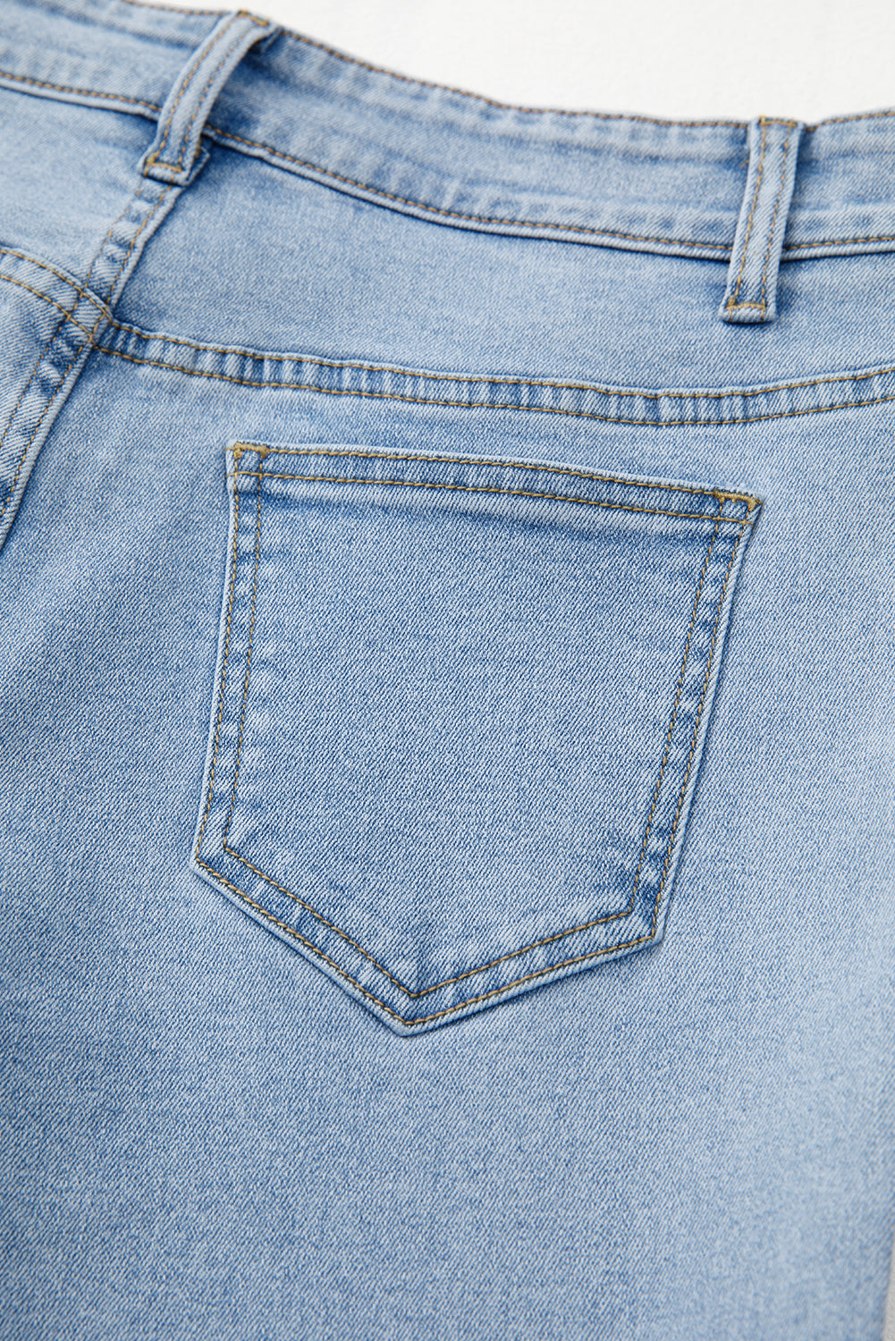 Blue Bowknot Cargo Jeans
