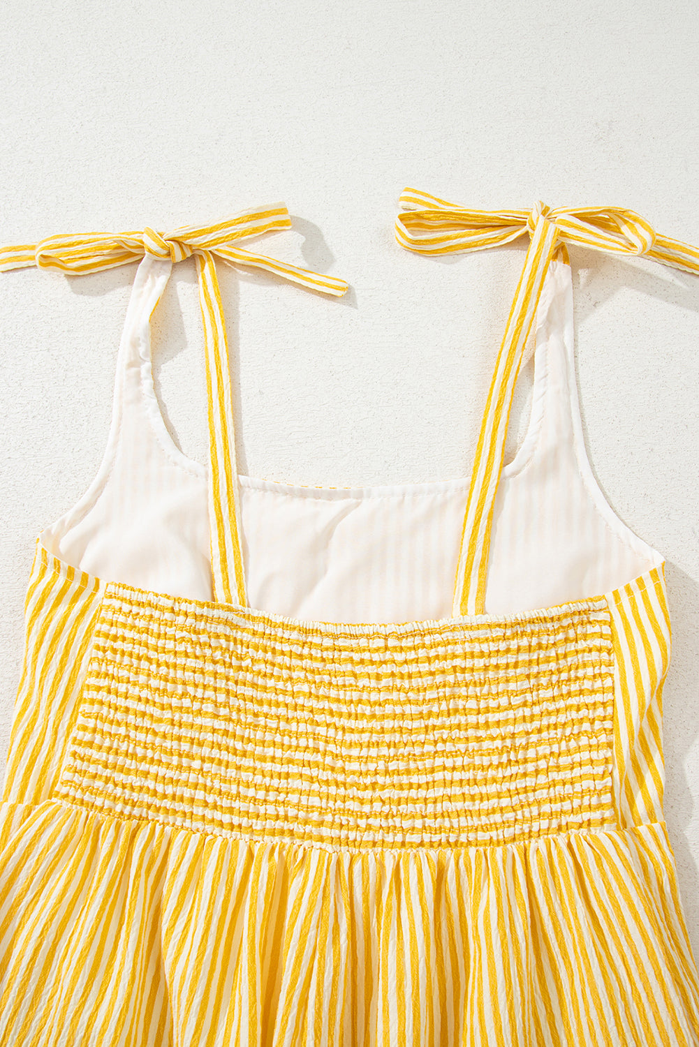 Yellow Stripe Romper