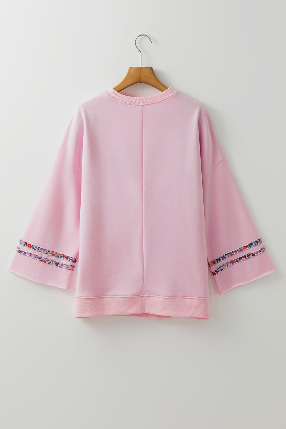 Light Pink Floral Peace Sign Top