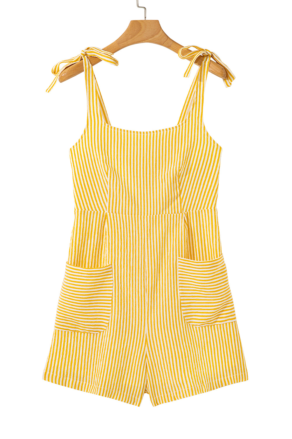 Yellow Stripe Romper