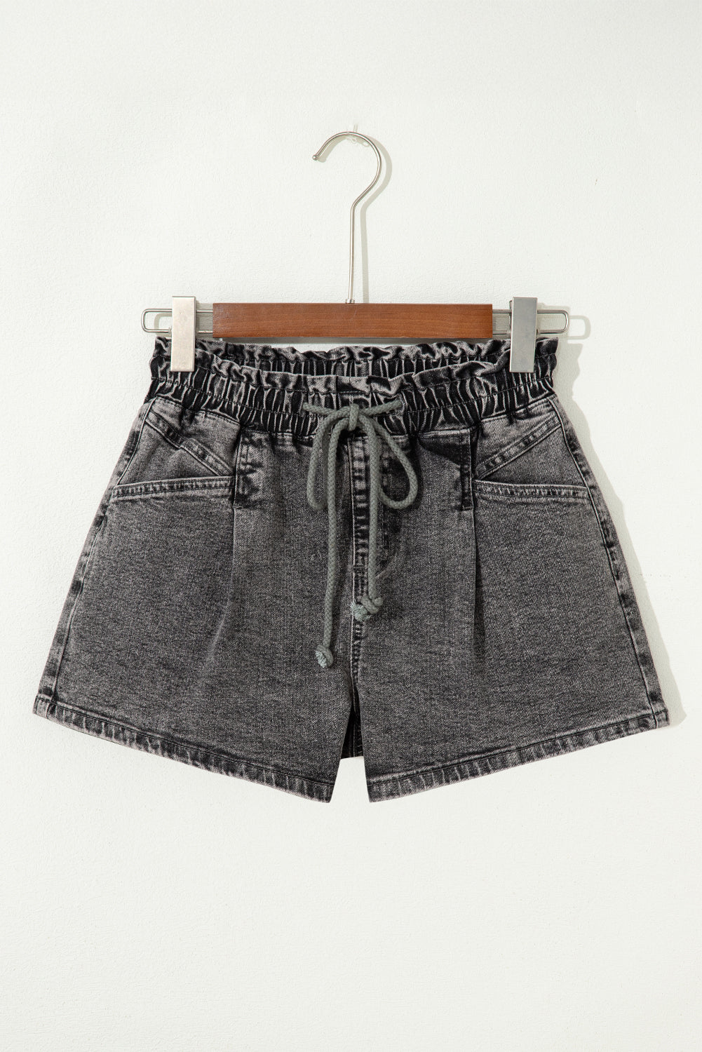 High-rise Casual Denim Shorts