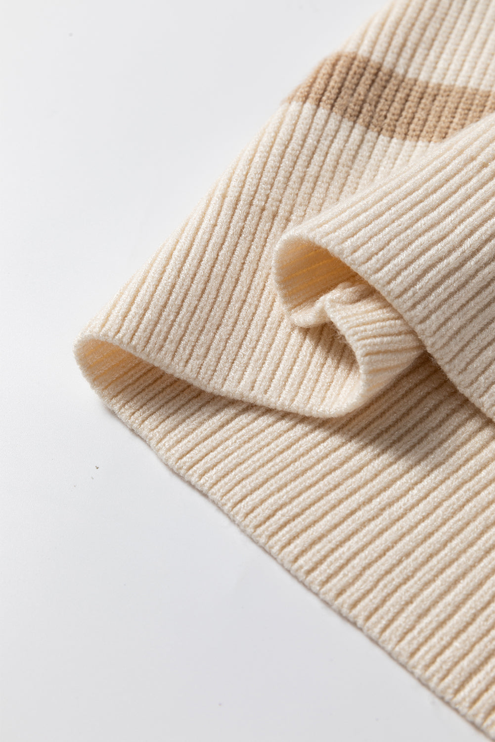 Khaki Stripe Sweater Vest