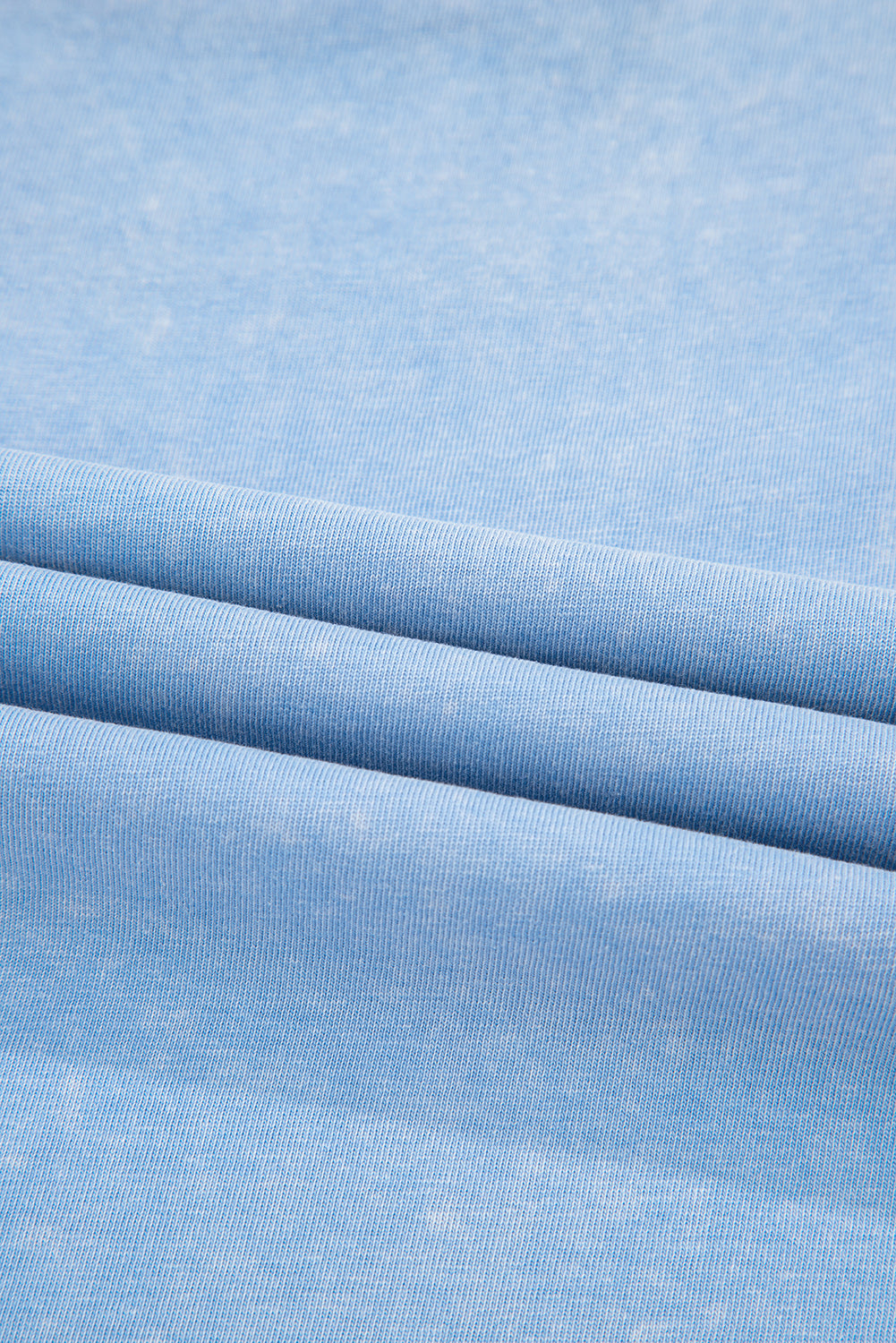 Blue Mineral Wash Mini Dress with Pockets