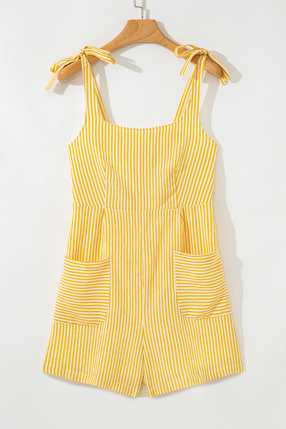 Yellow Stripe Romper