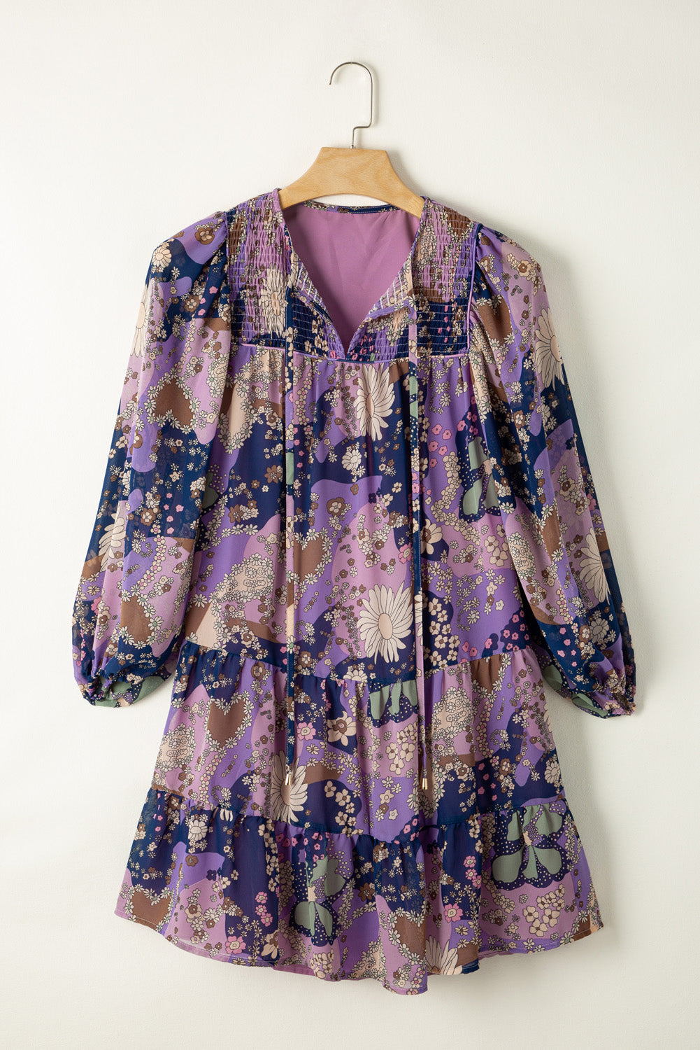 Purple Vintage Daisy Dress