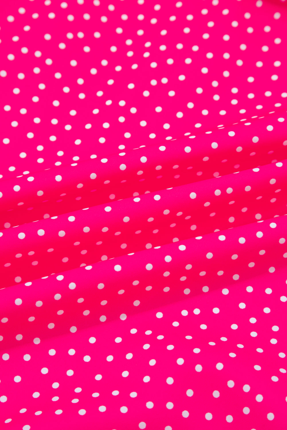 Rose Polka Dot Print Midi Dress