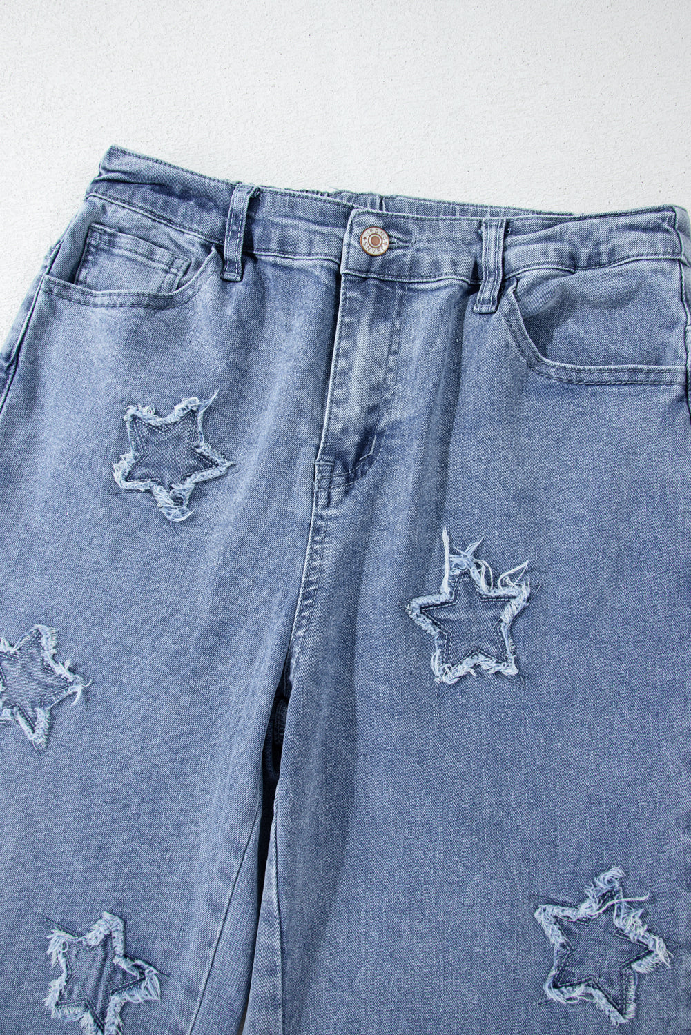 Dusk Blue Foiled Star Jeans