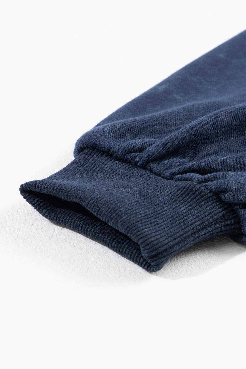 Blue Washed Pullover Sweatshirt