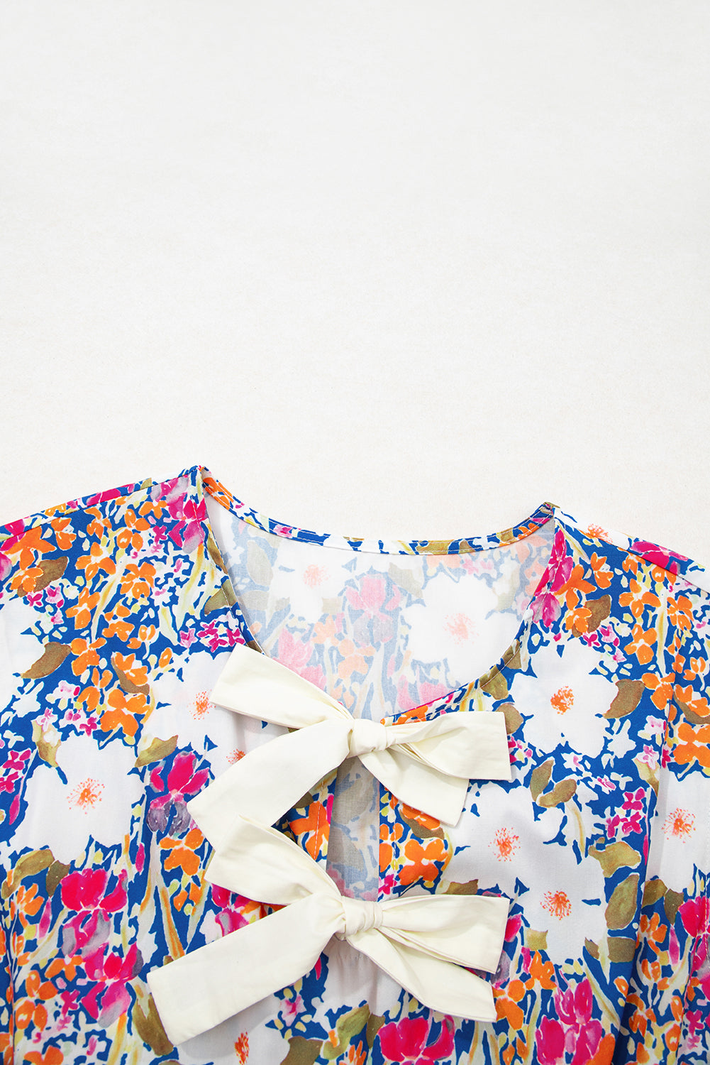 Rose Green Floral Peplum Blouse