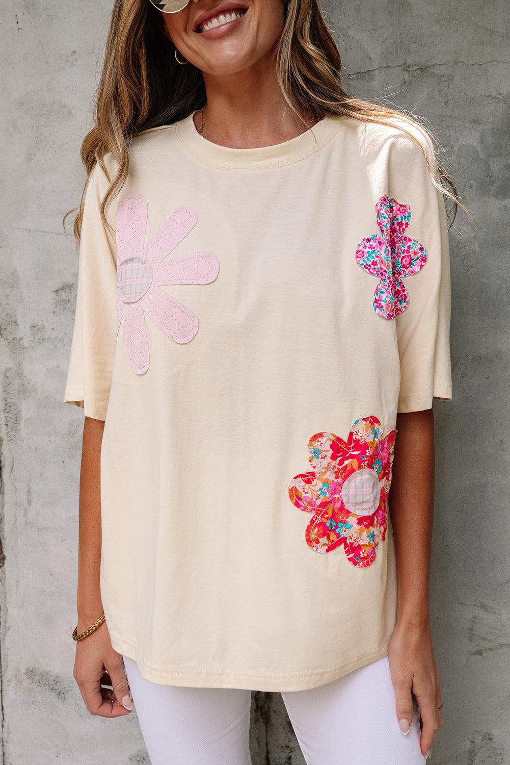 Apricot Flower Tee