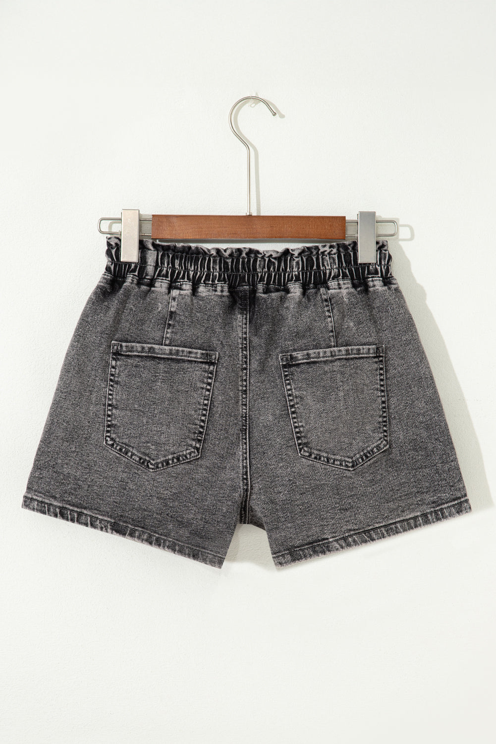 High-rise Casual Denim Shorts