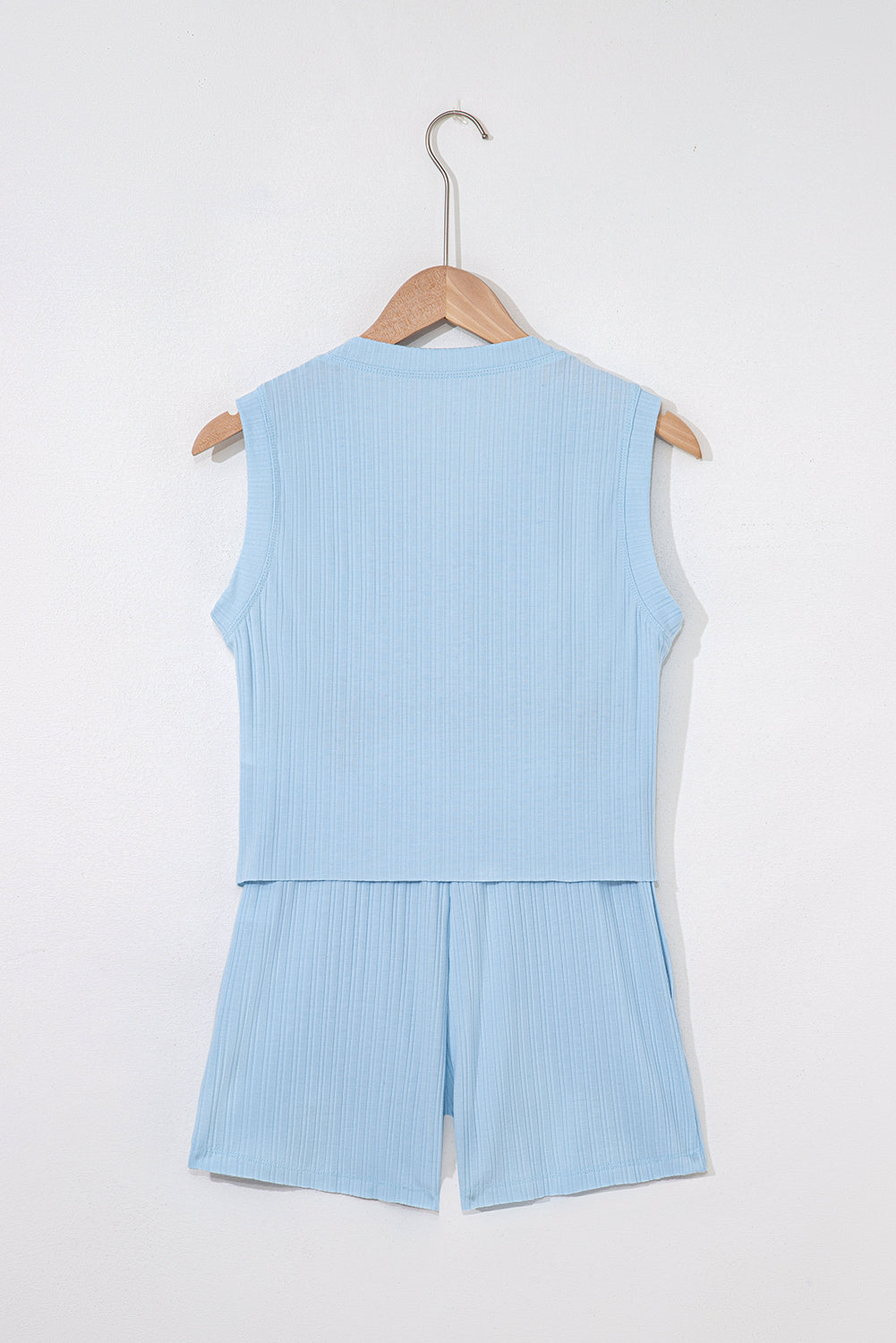 Blue Ribbed Set