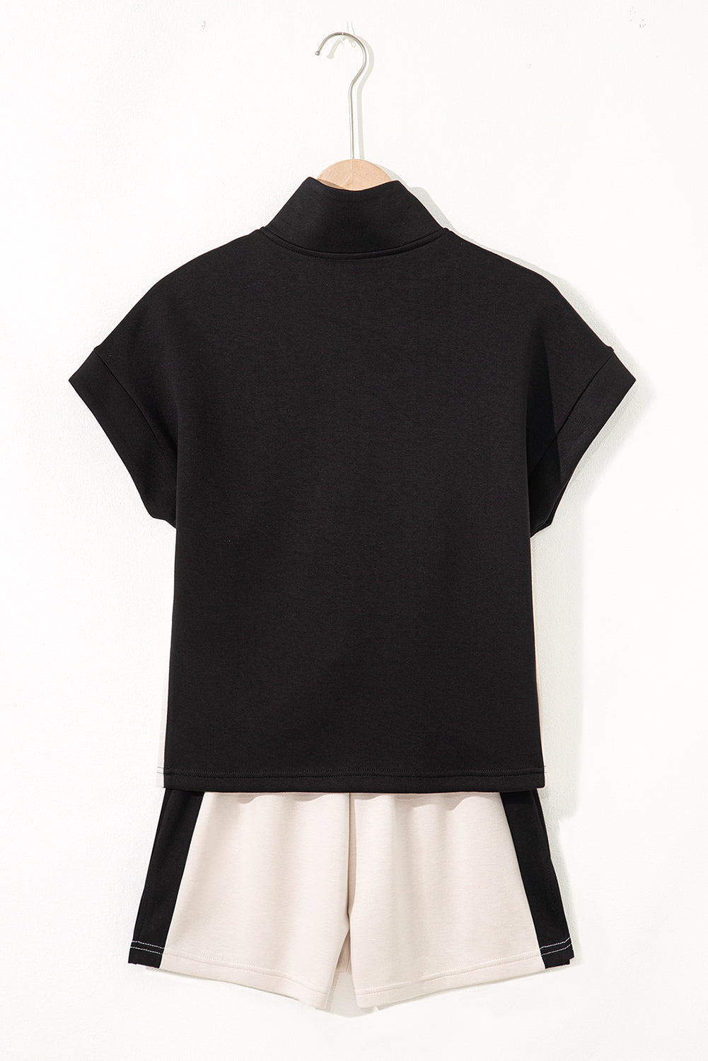 Black T Shirt and Short Set