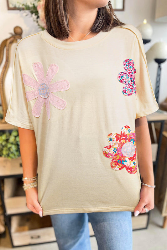 Apricot Flower Tee