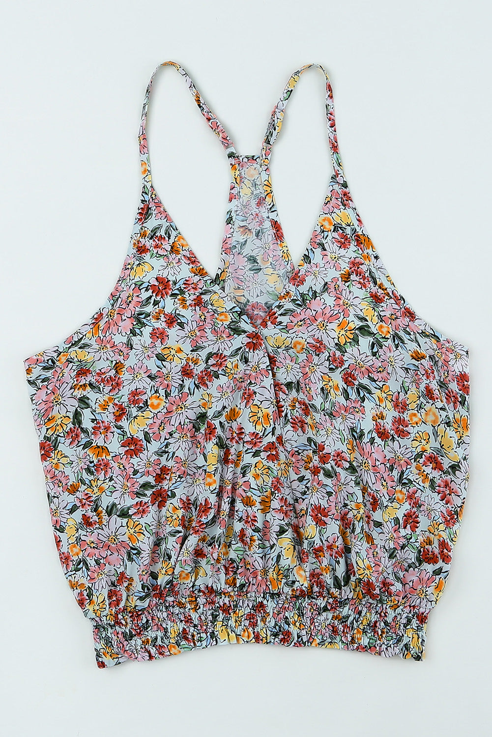Multicolor Floral Tank Crop Top