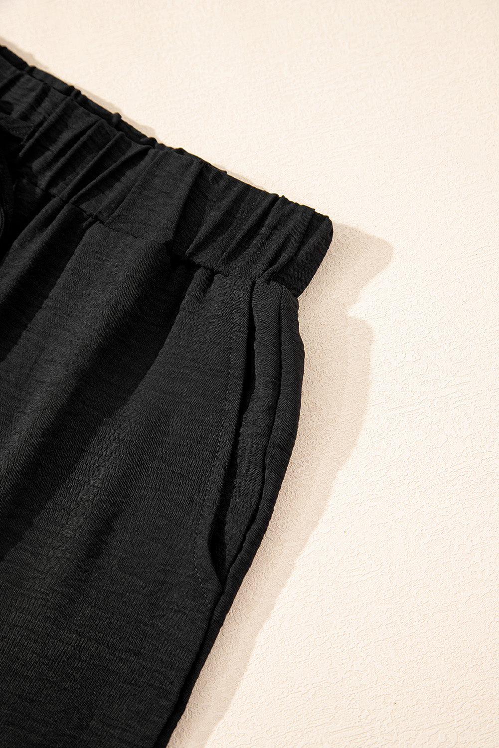 Black Buttoned Vest Set